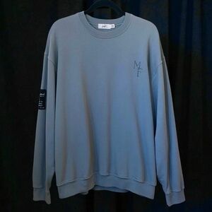 The Mayfair Group Essentials Women’s Blue Crewneck Sweatshirt | One Size